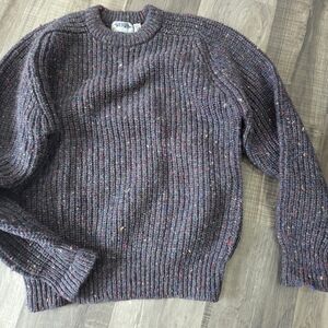 High Sierra Men's Speckled Navy Crewneck Sweater